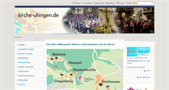 Desktop Screenshot of kirche-uhingen.de